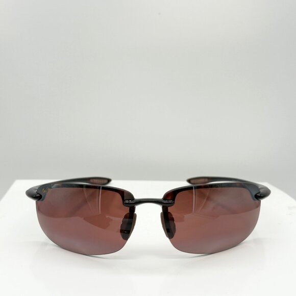 New Maui Jim Ho'Okipa Sunglasses Tortoise Frame Rose Polarized Lens R407-10 Case - Picture 2 of 12